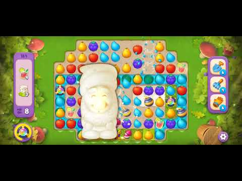 Gardenscapes Level 164 Super Hard