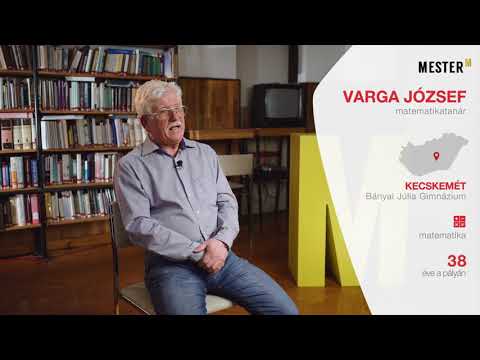 Varga József matematikatanár - MOL Mester-M Díj 2017