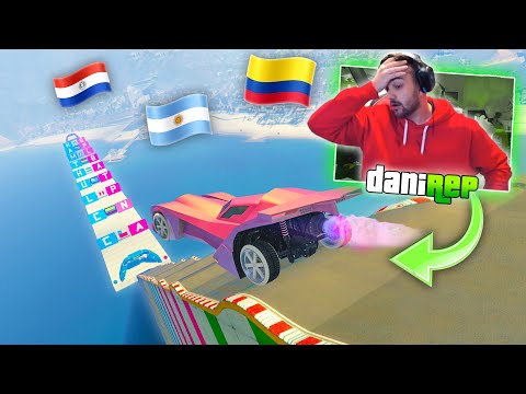 MEGA RAMPA 911.000% IMPOSIBLE! ADIVINA EL PAIS NIVEL LATINOAMERICA!! - GTA V ONLINE