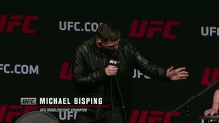 Michael Bisping vs Georges St-Pierre: Press Conference Highlights