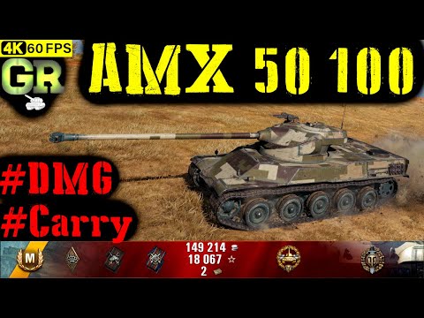 World of Tanks AMX 50 100 Replay - 7 Kills 7.9K DMG(Patch 1.4.1)