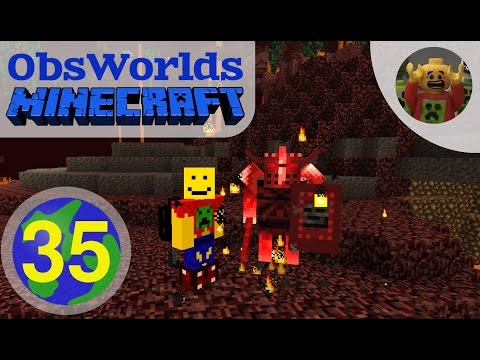 Jim Plays ObsWorlds Minecraft E35 - Fiery MiniBosses