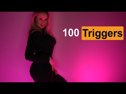 ASMR 100 triggers in 14 min ⏱ Fast triggers for your relax
