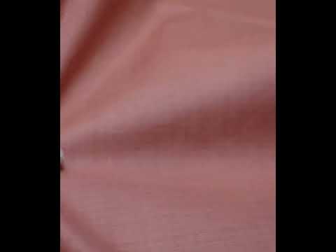 Plain Pink Pure Cotton 70 GSM Handwoven Fabric — video