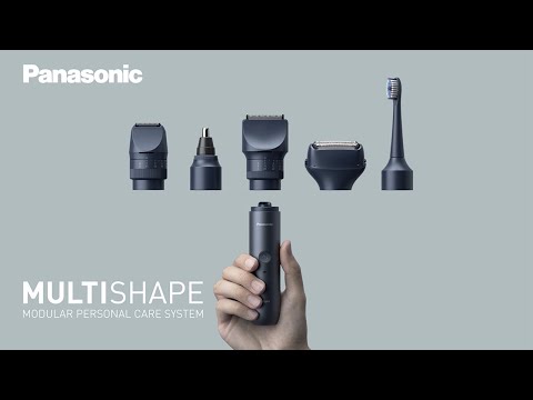Panasonic | Barzda, plaukų kirpimo galvutė | ER-CTN1-A301 MultiShape | Ilgio žingsnių skaičius 39 | Juodas video