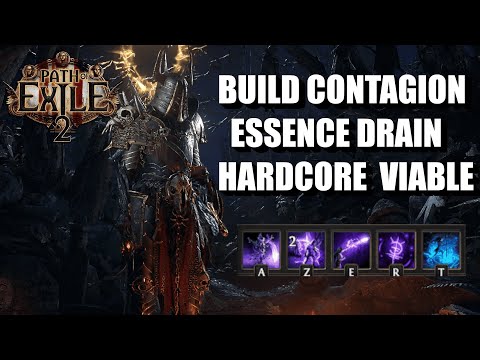 [POE 2] Mon Build Essence Drain Contagion - Hardcore Viable