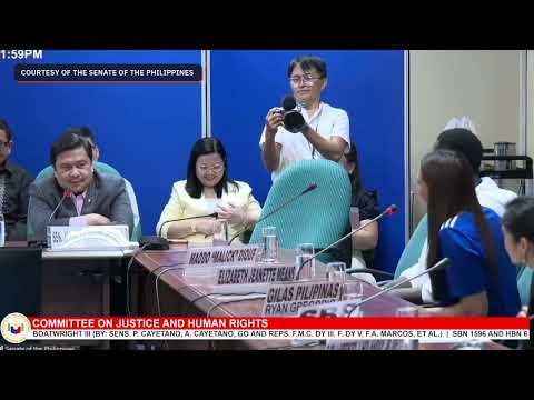 Senator Jinggoy Estrada asks an athlete if she has a Filipino boyfriend. The internet is not amused.&nbsp;