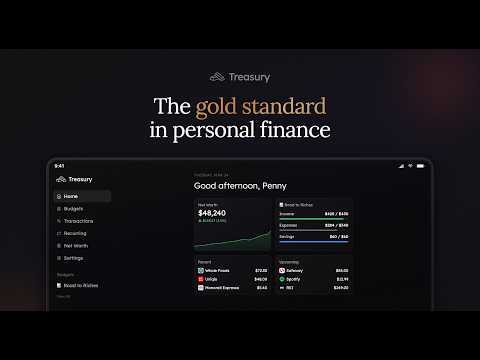 Treasury 공식 영상 미리보기