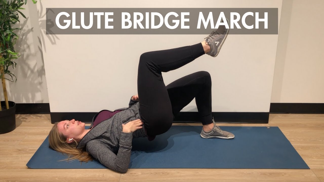 Marching Glute Bridge