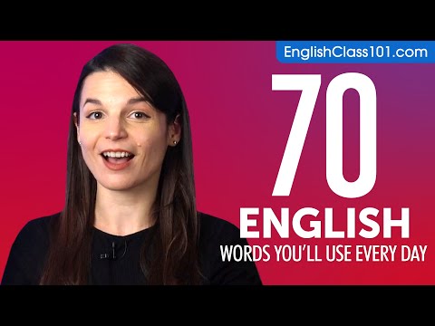 70 English Words You'll Use Every Day - Basic Vocabulary #47