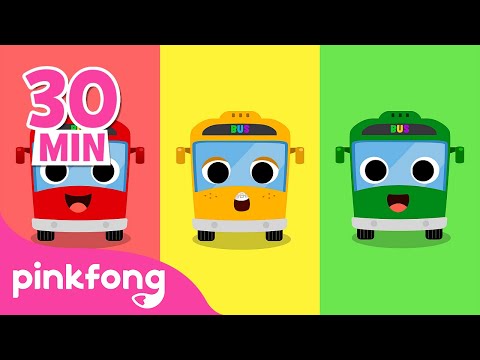 Les Roues de l'Autobus et Plus | +Comptines | Pinkfong Bébé Requin en français Chansons pour Enfants