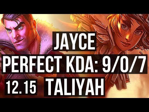 JAYCE vs TALIYAH (MID) | 9/0/7, 700+ games, Legendary | NA Diamond | 12.15