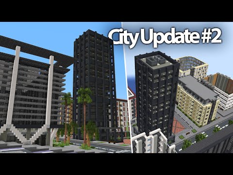 Insane New Commercial District Build! - Minecraft Update 2