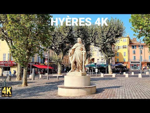 Hyères centre ville  - Côte d'Azur 🇨🇵 4k