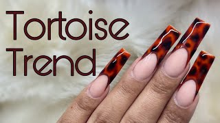 Nail Trend : Tortoise Shell Nail Tutorial