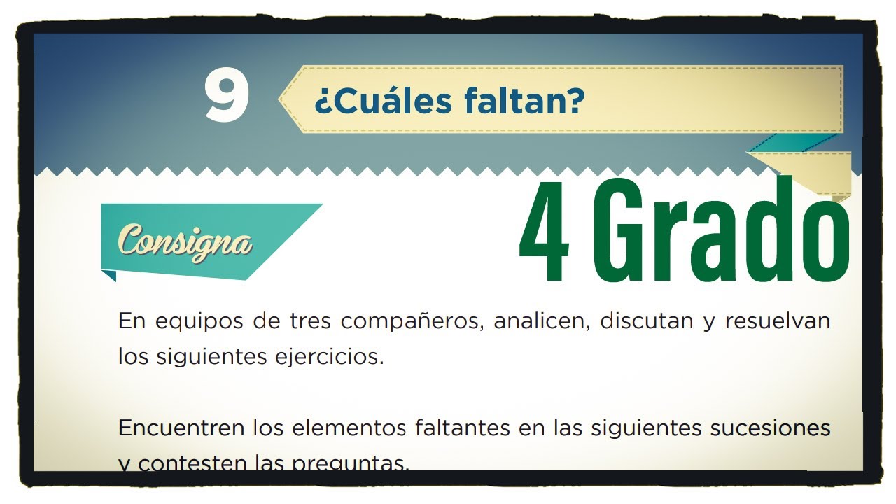 Watch Desafío 9 cuarto grado ¿Cuáles faltan página 24 y 25 del libro de matemáticas de 4 grado Now Desafío 9 cuarto grado ¿Cuáles faltan página 24 y 25 del libro de matemáticas de 4 grado