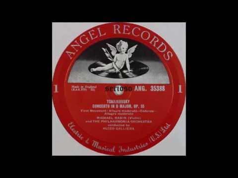 Tchaikovsky Violin Concerto , 1stmov, Michael Rabin,Violin