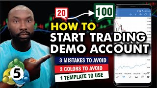 How to Start Forex Trading Demo Account For Success| Setup, Template, Color Psychology| MUST WATCH