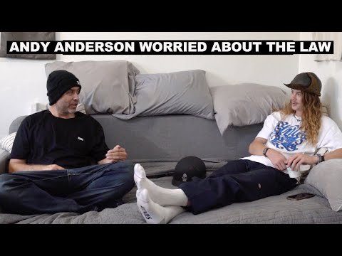 Why did Andy Anderson start skating?