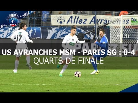 Coupe de France : quarts de finale : US Avranches MSM-Paris-SG, le résumé