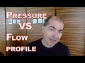 pressure vs flow profile