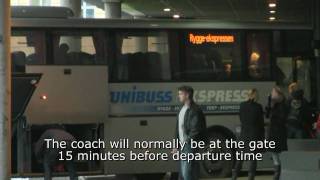 preview picture of video 'Arrival at Oslo Bus Terminal by the Torp/Rygge Airport Coach'