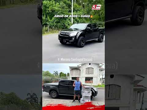 🚗✔️ #clientes  satisfecho en Sucúa Juego de #aros  y #guias  enviado a Morona Santiago 📦Gracias