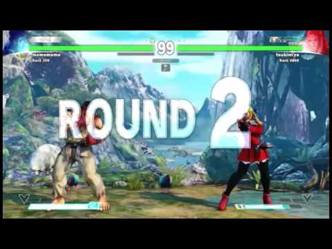 STREET FIGHTER V : DAIGO UMEHARA (RYU) VS TSUKIMIYA (KARIN)