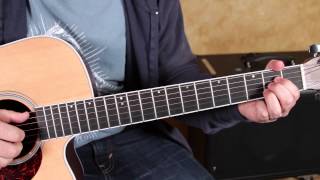Black Keys - Little Black Submarines - How to Play on Guitar - Finger Picking  blues rock