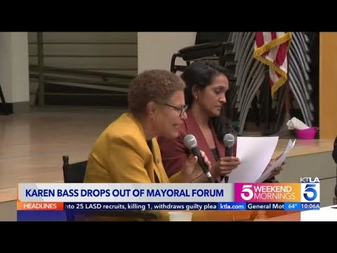 Karen Bass Ducks Out Of Mayoral Forum After Failing To Escape Blame For Mangling LA Wildfire Response