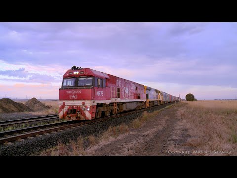 4MA5 Intermodal Container Freight Train  (23/2/2022) - PoathTV Australian Railways