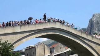 preview picture of video 'Mostar - Brückenspringer 1'