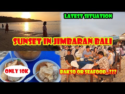 Beautiful Sunset | Jimbaran Beach Bali Update Situation