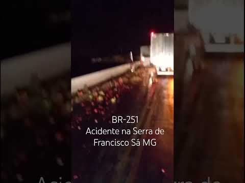 BR-251 Acldente na Serra de Francisco Sá MG. Um caminhão carregado de melancia. 07/11 INSCREVA-SE