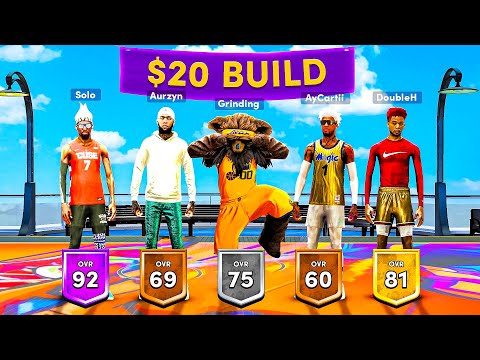 FIRST EVER $20 BUILD ROYALE EVENT! Which YOUTUBER Can Win This CHALLENGE The Fastest!? NBA 2K22