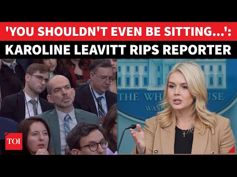 Leavitt 'NUKES' Reporter For Saying ICE Agent Recklessly ...