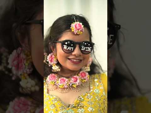 Team Bride! 😎 #shorts #indianwedding #wedding #haldi #haldiceremony #shortsideas