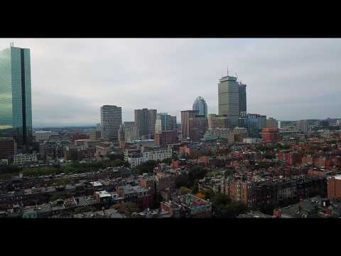 Boston Wakes Up. DJI Mavic Pro 4K aerial drone footage