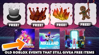 OLD ROBLOX EVENTS THAT STILL WORKS! (60+ Free Items) September 2022