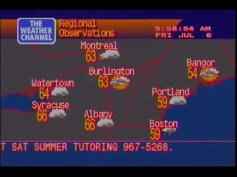 Local forecast (2005)