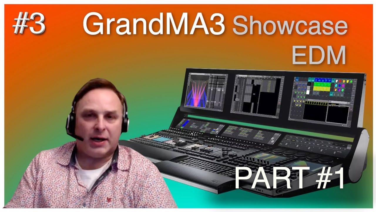 #3 Thomas Koppers - GrandMA3 EDM Busking Programming - Stage Lighting Show // Part 1