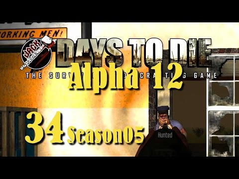 7Days To Die Alpha12 Hirnsturz Bande S05 E34 - Nacht überlebt?!? [Deutsch][Let's Play]
