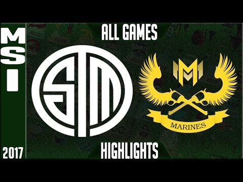 TSM vs GIGABYTE Marines Highlights ALL GAMES - MSI Play In 2017 Semi Finals - TSM vs GAM Highlights