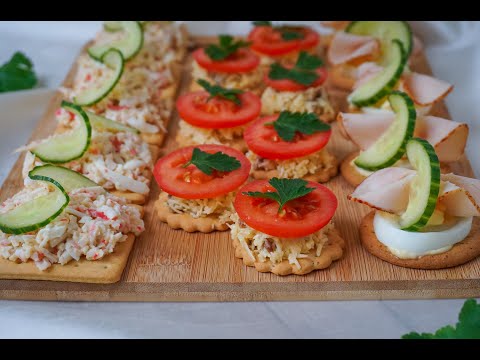 Appetizers | One bite snacks | How to quickly make snacks