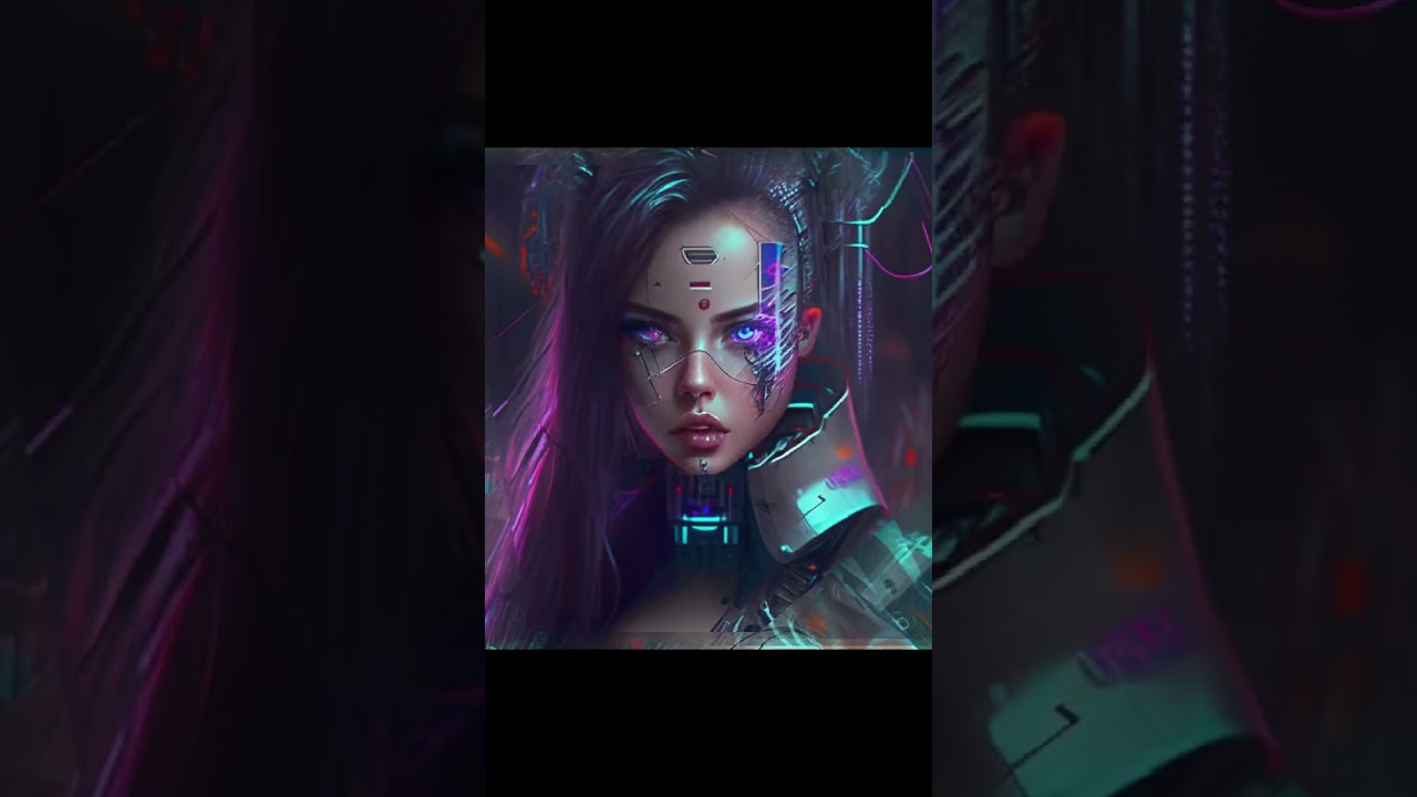 Cyber woman. Stable Diffusion