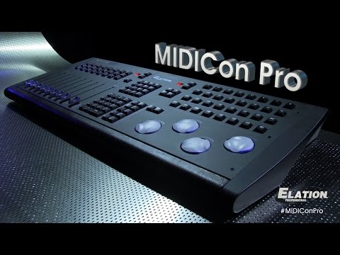 ELATION MIDICON PRO DMX USB ART-NET Software Lighting Reverb