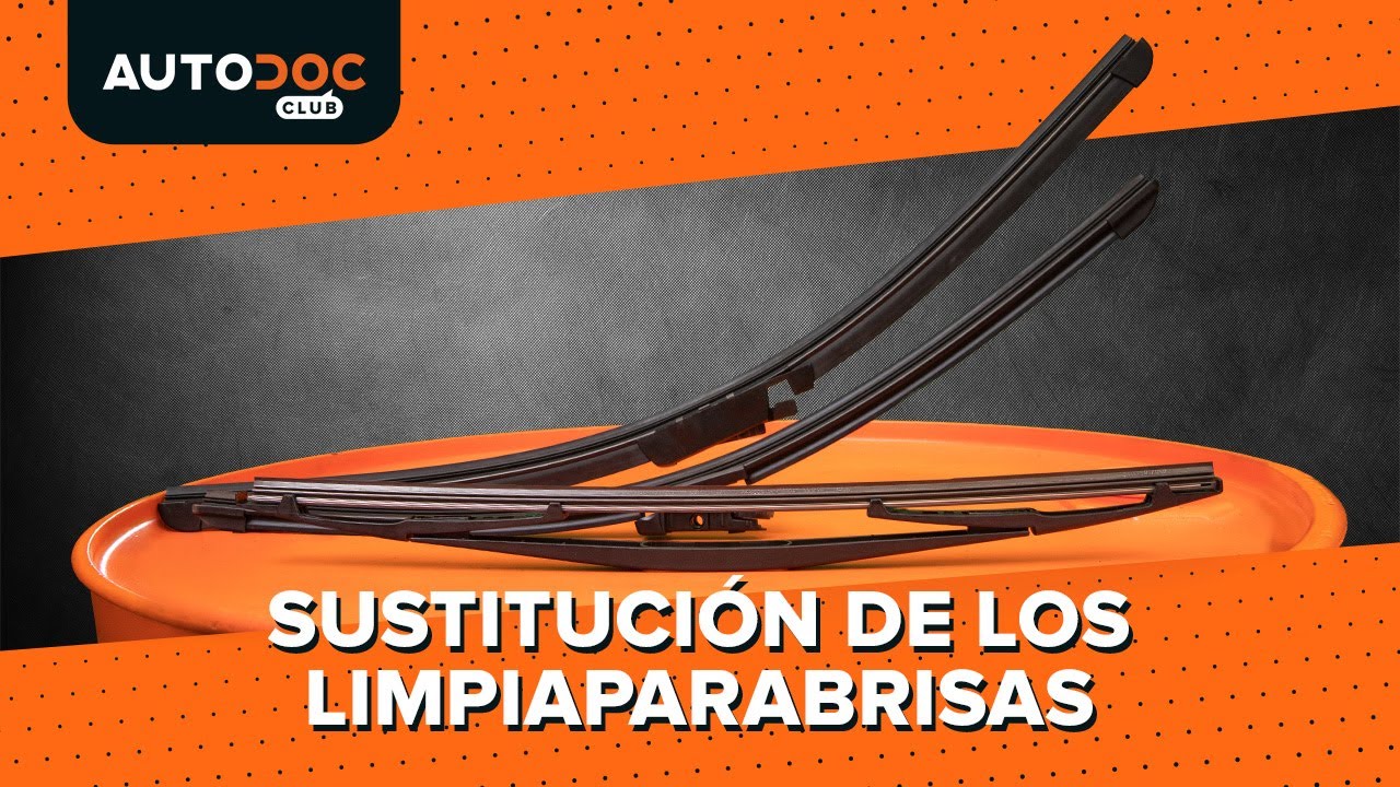 Cómo cambiar: escobillas limpiaparabrisas en un coche