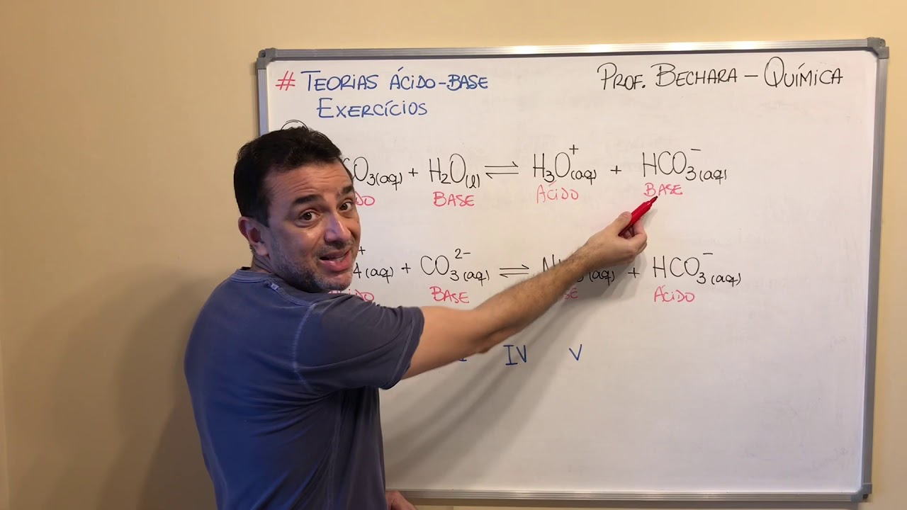 Teorias ácido-base | Exercícios