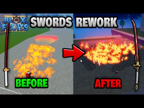 Every Sword REWORK in Blox Fruits Update 20