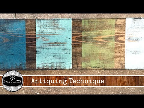 DIY Antique Finish Technique
